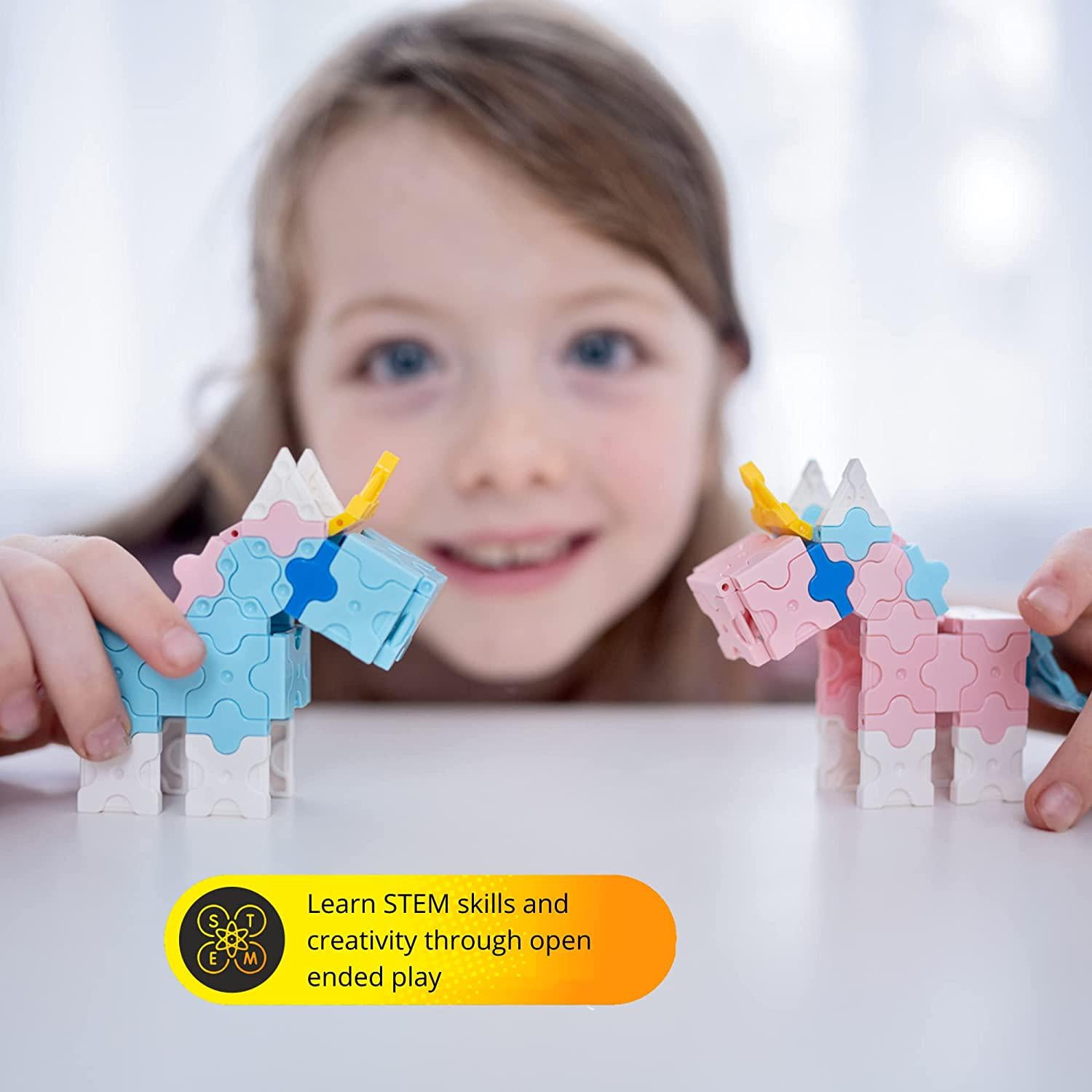 LaQ, LaQ Sweet Collection Unicorn - 6 Models, 175 Pieces | Construction Stem Set | Educational Engineering Toy for Ages 5, 6, 7, 8, 9, 10 Year Old Boys and Girls | Best Kids Fun Building kit