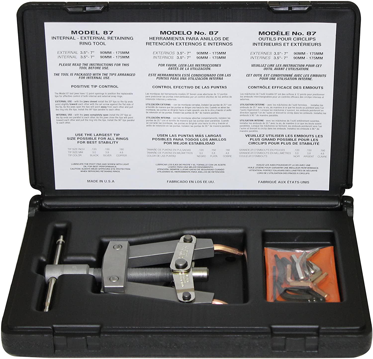 Lang Tools, Lang Tools 87 Heavy Duty Pliers with Tip Kit
