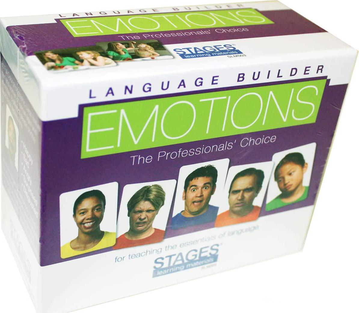 Stages, Language Builder 4-Box Follow Up Kit (Nouns 2, Sequencing, Emotions, and Occupations Flash Card Sets)