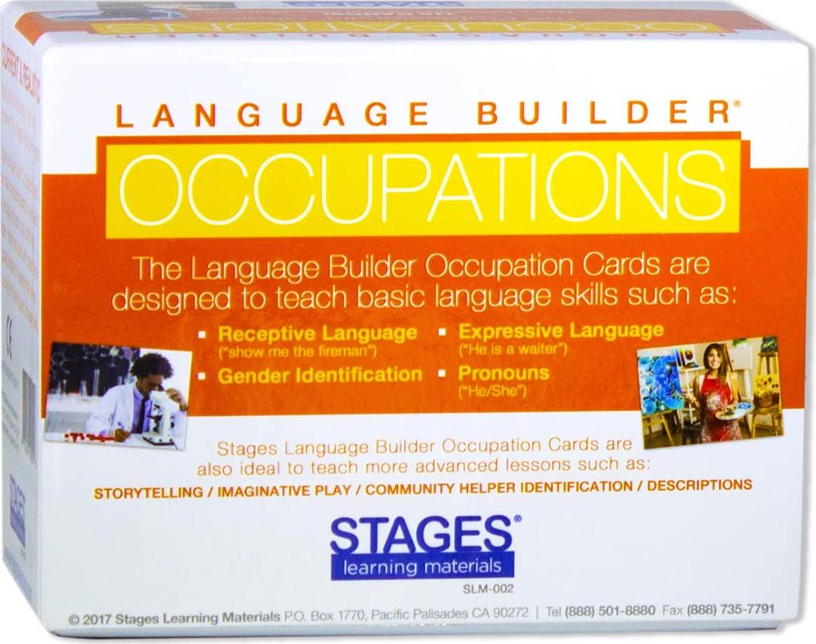 Stages Learning, Language Builder: Occupation Cards