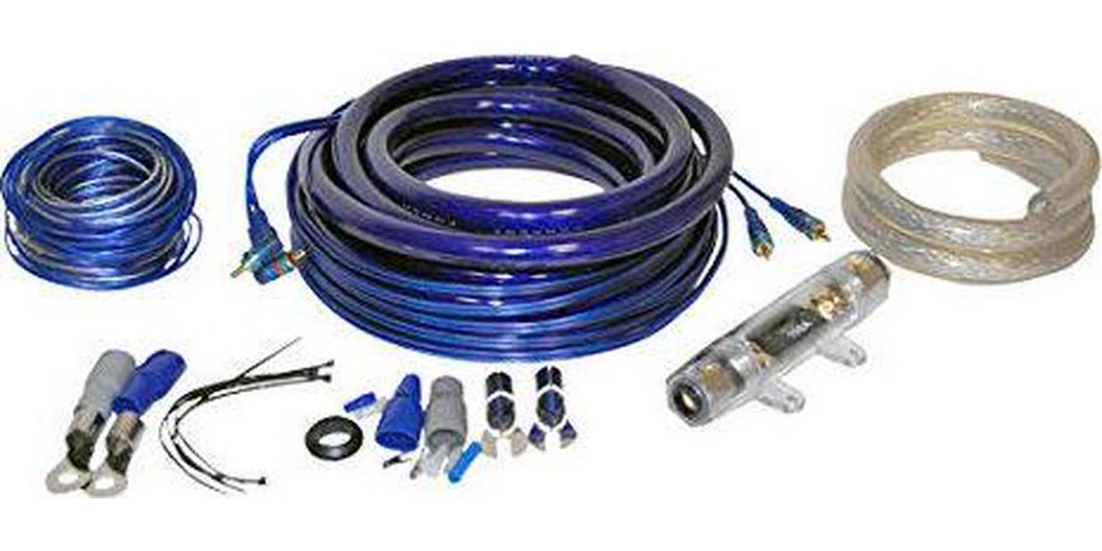 Unbranded, Lanzar Contaq Speaker and Amplifier Wiring Combo Installation Kit, 0-Gauge Power/Ground, 16-Gauge Remote, 20' Foot RCA Amplifier Complete Install Kit with 150 Amp ANL Inline Fuse 4000W (AMPKIT0)
