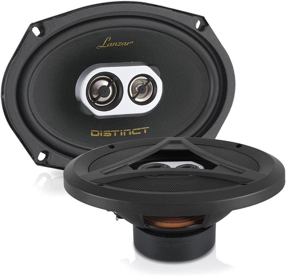 LANZAR, Lanzar DCT6.93 Distinct Series 6 x 9 360W 3-Way Coaxial Speaker - Pair