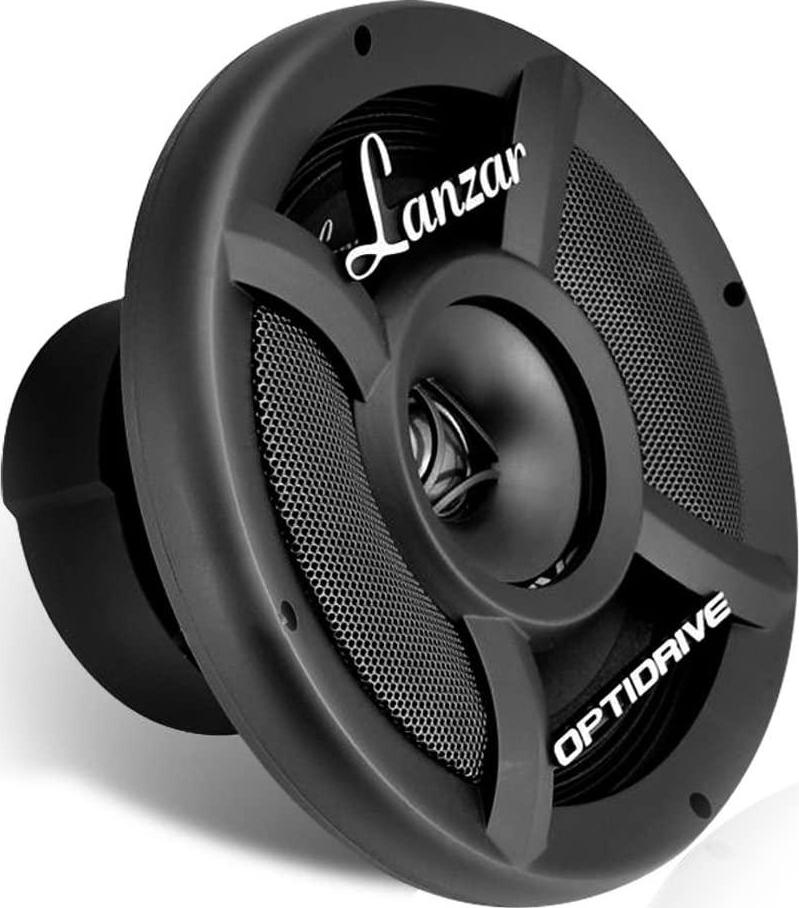 LANZAR, Lanzar OPTI824 Opti-Drive Pro Series 8-Inch 1200 Watt Coaxial Full Range 4 Ohm Subwoofer Speaker