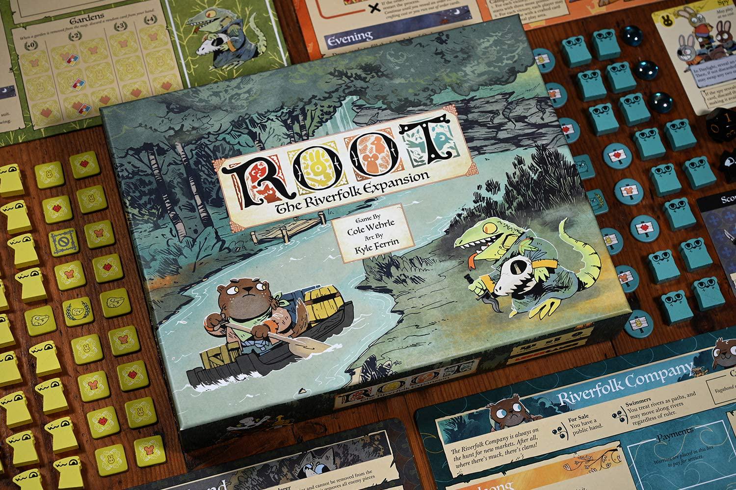 Skybound LLC, Leader Games 61193 Root the Riverfolk Expansion (Air Freight) Board Game