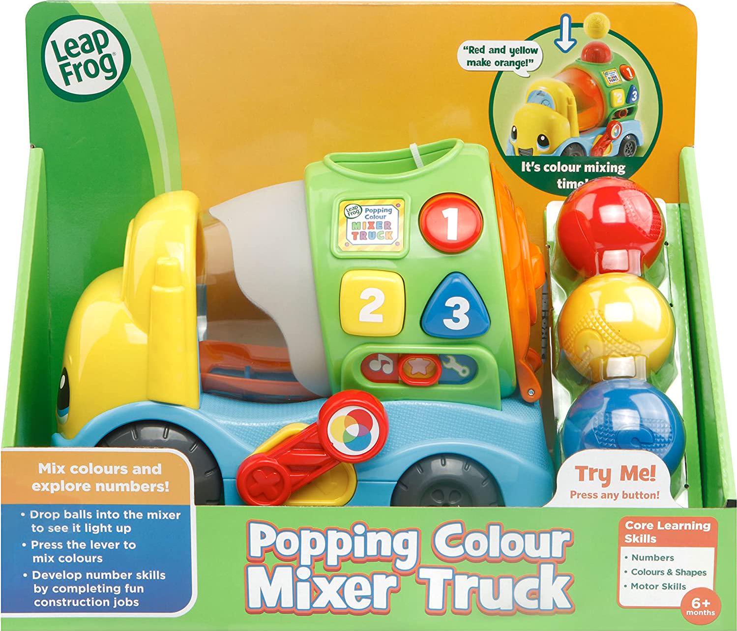 LeapFrog, LeapFrog 601903 Popping Colour Mixer Truck Electronic Toys