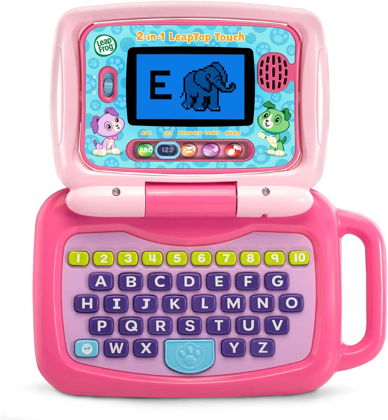 LeapFrog, LeapFrog 80-600958 2-in-1 Leaptop Touch, Frustration Free Packaging, Pink
