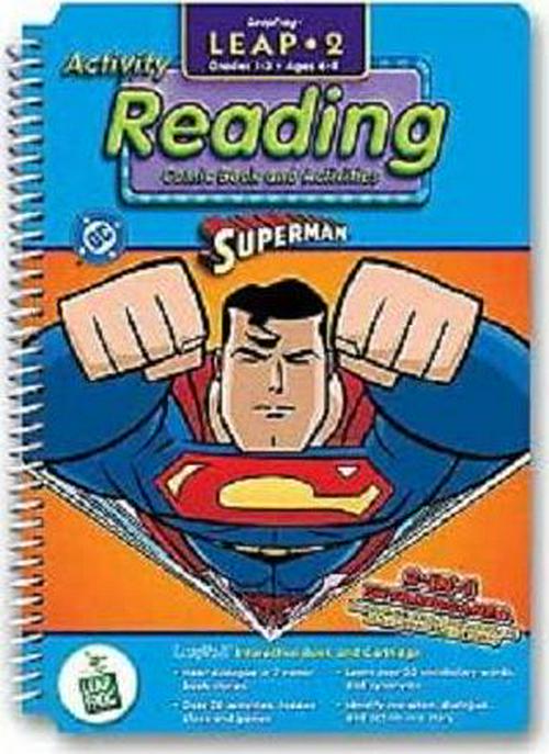 DC Comics, LeapPad: Leap 2 Reading - Superman Interactive Book and Cartridge