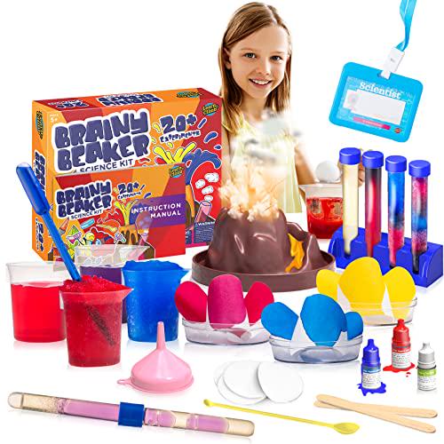 Learn & Climb, Learn and Climb Science Kit for Kids- A Variety of 21 Science Experiments and Name Tag Included!