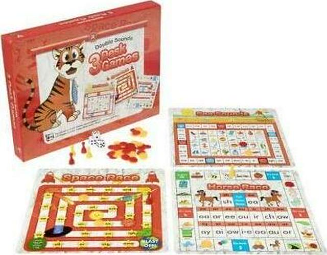 Learning Can Be Fun, Learning Can Be Fun Double Sounds Desk Games, 3 Piece Pack