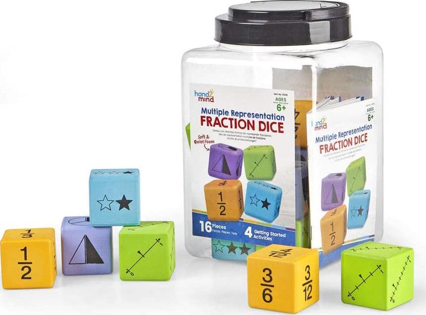Learning Resources, Learning Resources 91268 Multiple Representation Fraction Dice