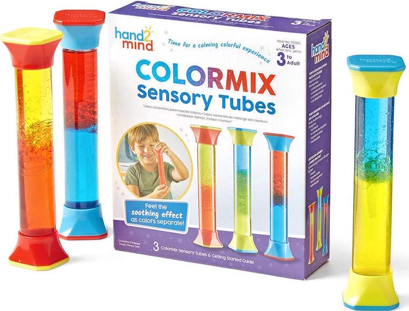 Learning Resources, Learning Resources 93386 COLORMIX Sensory Tubes, Multicoloured