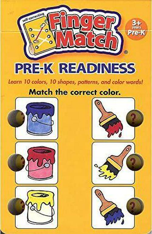 LEARNING WRAP-UPS SELF-CORRECTING, Learning Wrap-ups Pre-K Finger Match Shapes and Colors Book