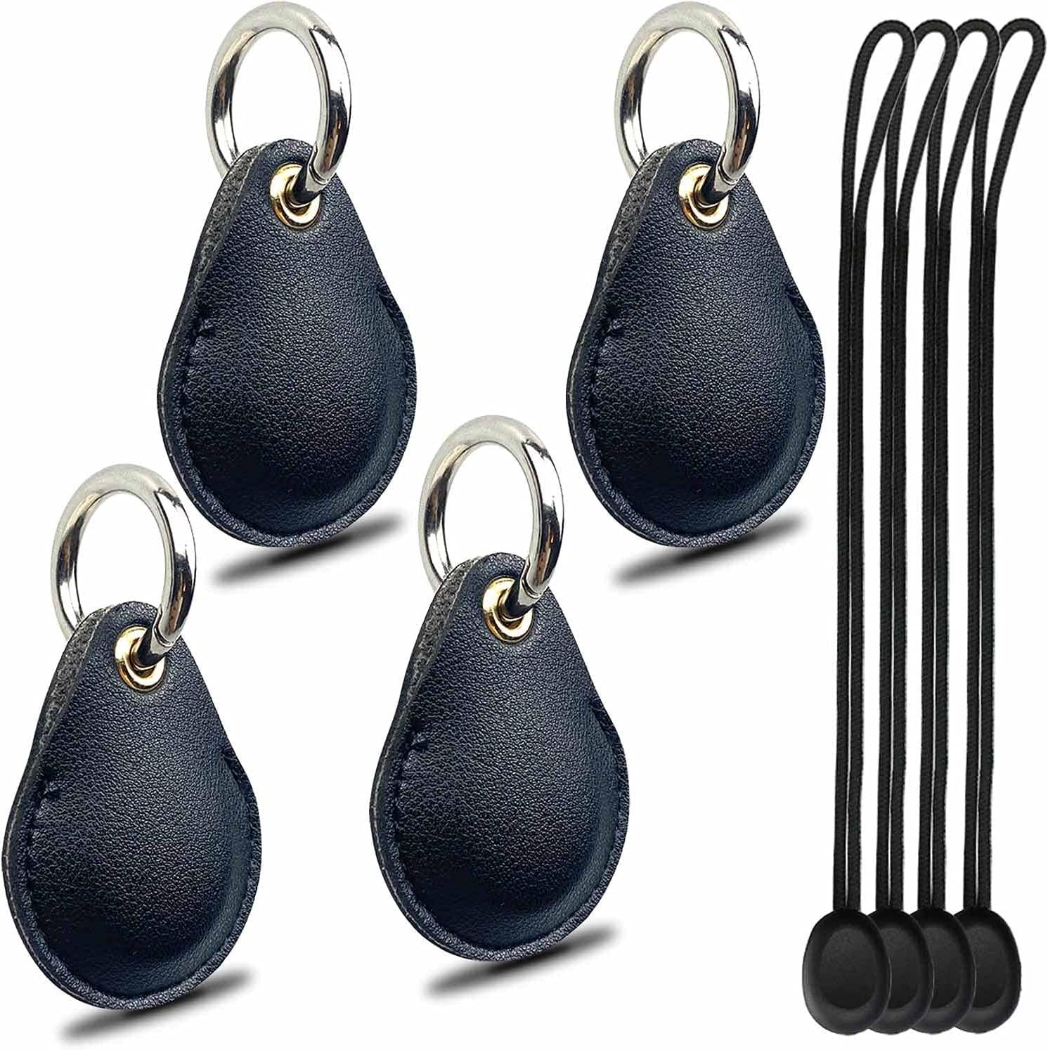 ThingsBag, Leather Case for Apple AirTag with Keychain - 4 Pcs