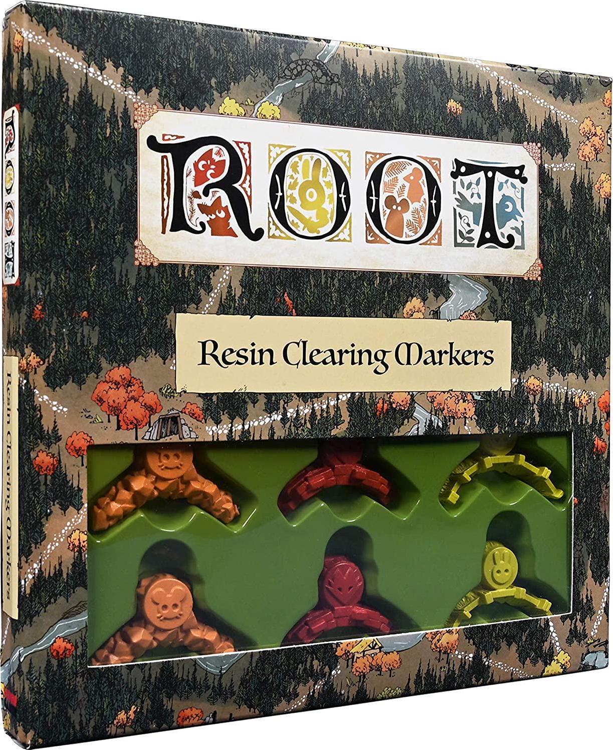 Leder Games, Leder Games Root : Resin Clearing Markers Board Game