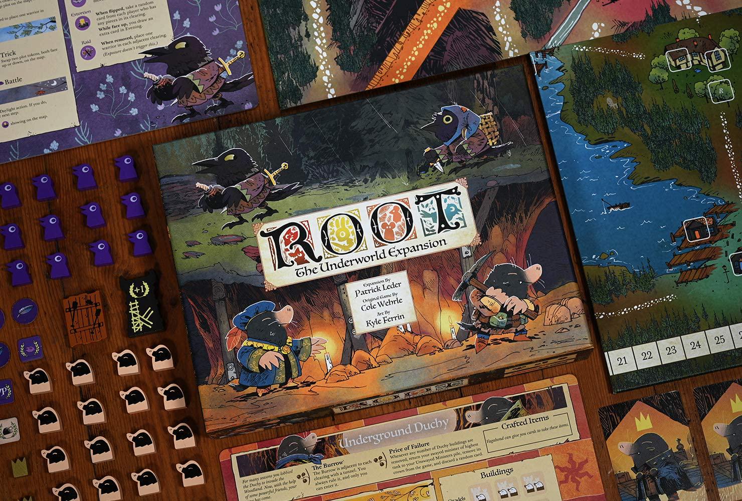 Leder Games, Leder Games Root : The Underworld Expansion Board Game