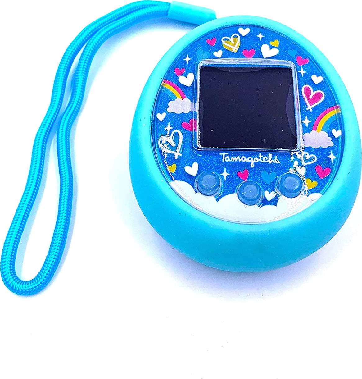 LeoTube, LeoTube Silicone Shell Cover for Tamagotchi on Interactive Pet Machine, Compatible Tamagotchi on Silicone Protective Case Skin (Blue)