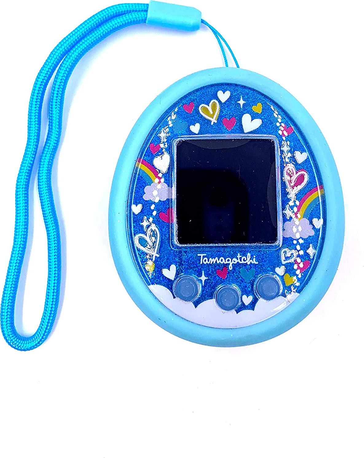 LeoTube, LeoTube Silicone Shell Cover for Tamagotchi on Interactive Pet Machine, Compatible Tamagotchi on Silicone Protective Case Skin (Blue)