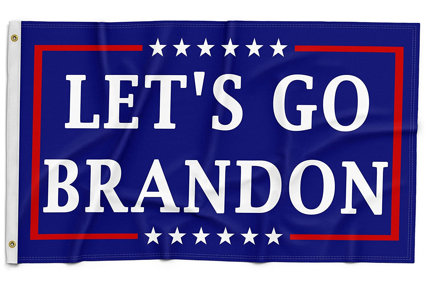 Waketree, Lets Go Brandon 2X3 FT Flag Indoor Outdoor Double Stitched Polyester Flag with 2 Grommets