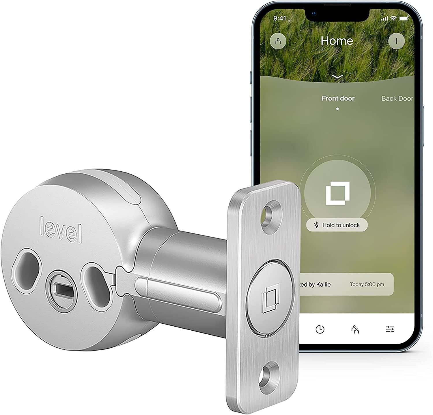 Level, Level Bolt, The Invisible Smart Lock. Bluetooth Deadbolt, Keyless Entry, Smartphone Access, Sharing, and Simple Installation