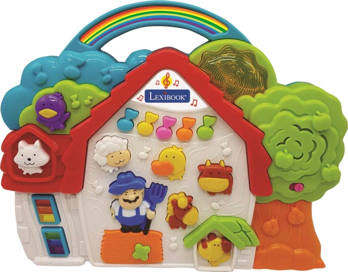 Lexibook, Lexibook PS505 Farm, Preschool Educational Electronic Toy for Kids Children, Discover Animals in Music, Light Effects and Songs, Multicolor