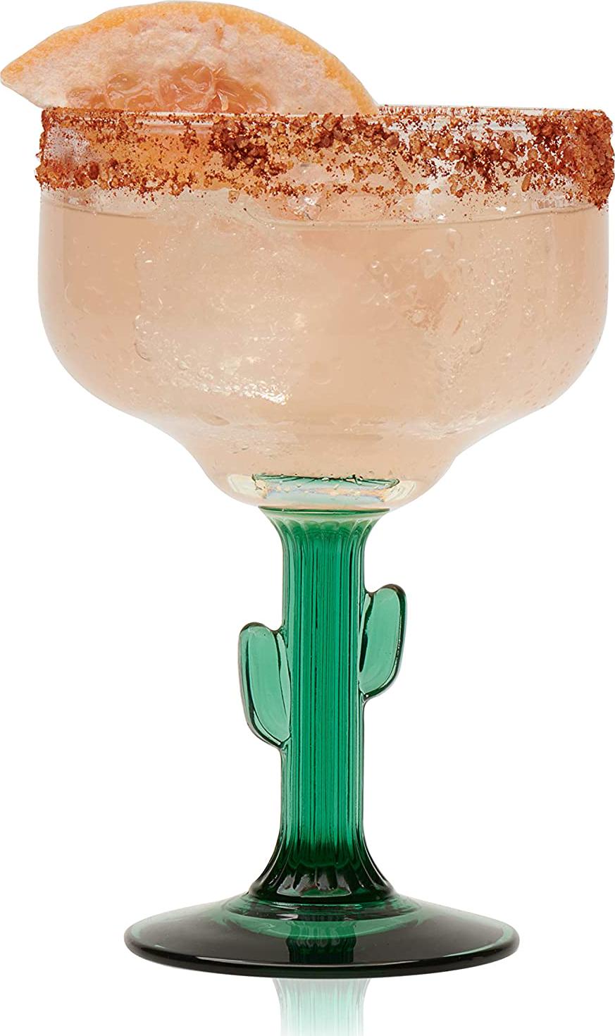 Libbey, Libbey Cactus Margarita Glasses, 16-Ounce, Set of 4