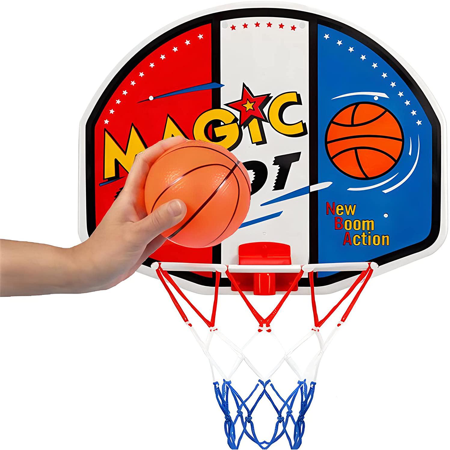Liberty Imports, Liberty Imports Magic Shot Mini Basketball Hoop Set with Ball and Pump (Single)