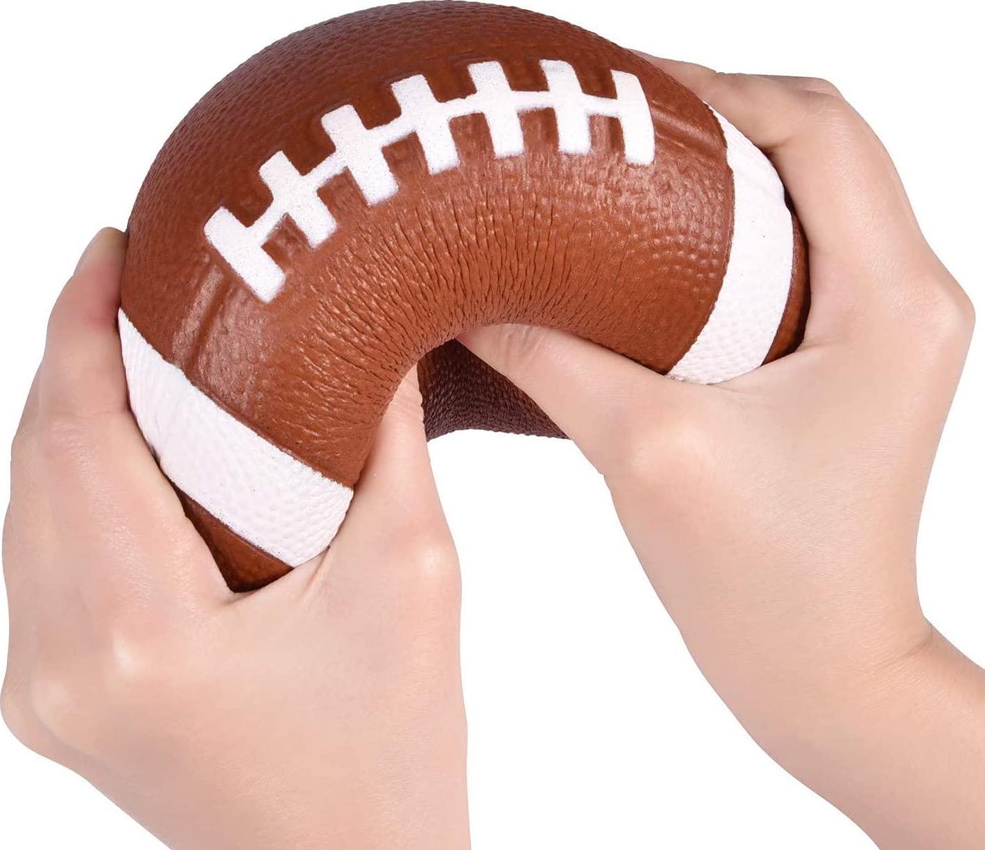 Liberty Imports, Liberty Imports Set of 4 Soft PU Mini Sports Balls for Kids (Football, Basketball, Soccer, Baseball)