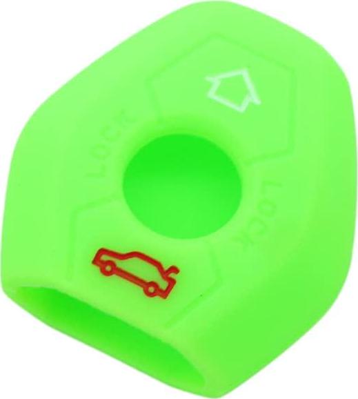 BROVACS, (Light Green) - Fassport Silicone Cover Skin Jacket fit for BMW 3 Button Remote Key CV9901 Light Green