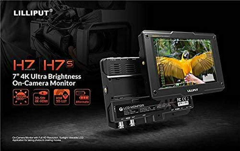 LILLIPUT, Lilliput H7S 7 4K HDMI/3G-SDI Ultra-Bright On-Camera Monitor