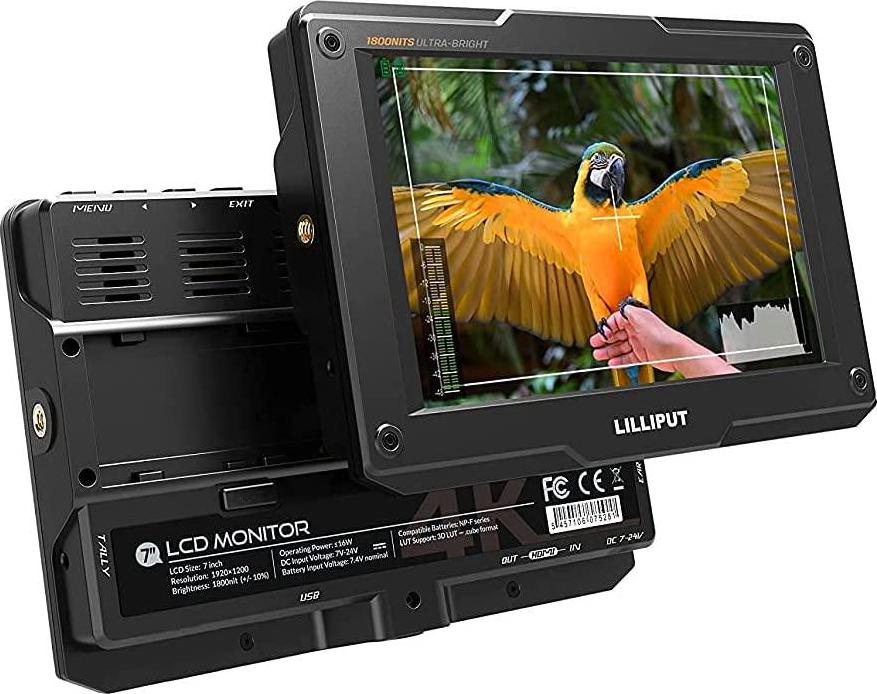 LILLIPUT, Lilliput H7S 7 4K HDMI/3G-SDI Ultra-Bright On-Camera Monitor