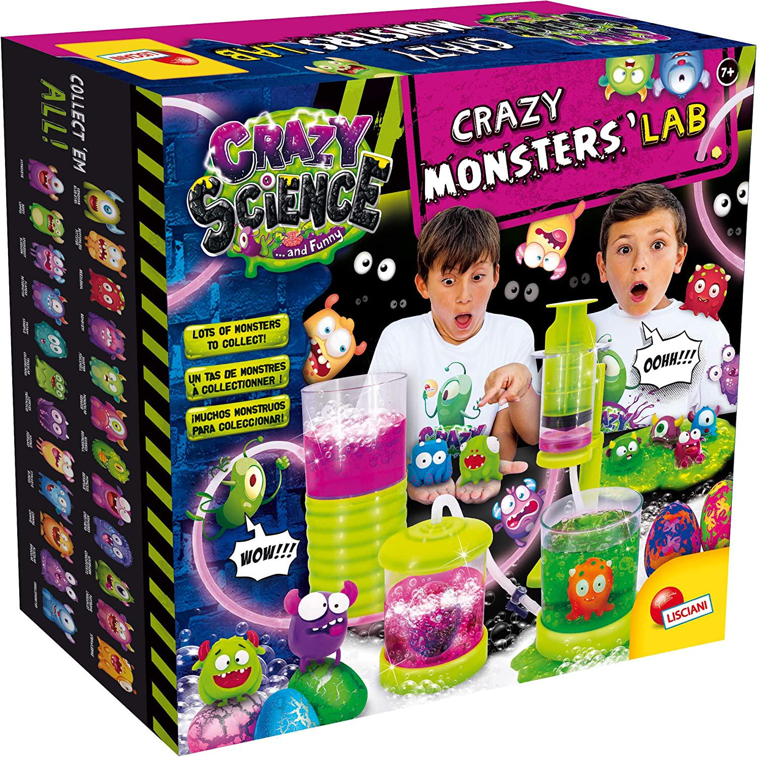Lisciani, Lisciani Crazy Science Experiments, Incubate and Create Monsters in Lab - EX77281