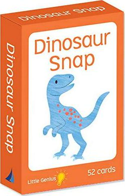 by Lake Press (Compiler), Little Genius Flashcards Dinosaur Snap