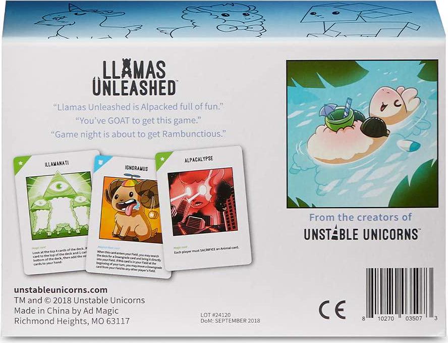 Tee Turtle, Llamas Unleashed Base Game Card Game