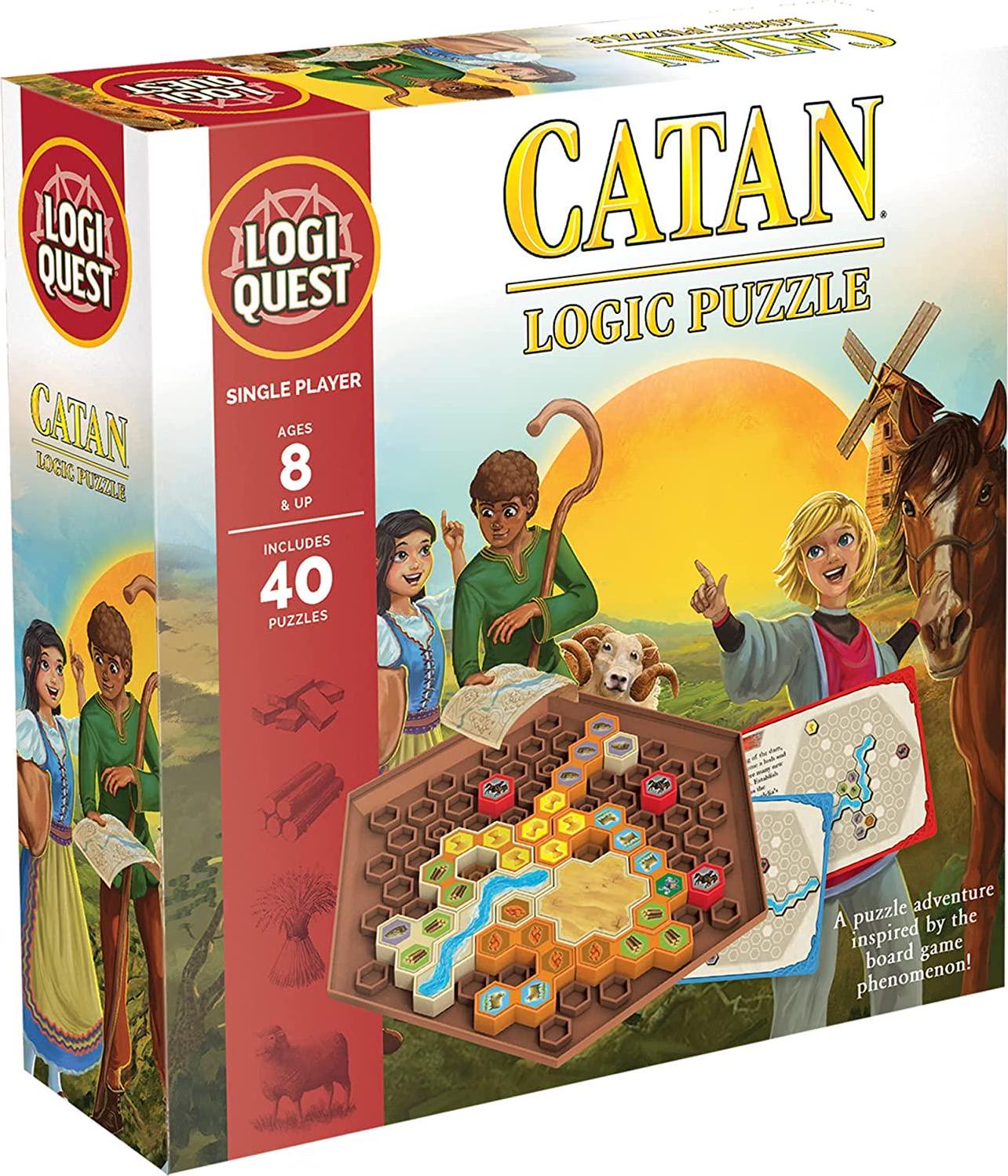 Mixlore, LogiQuest Catan Logic Puzzle A Puzzle Adventure Inspired by The Board Game Phenomenon