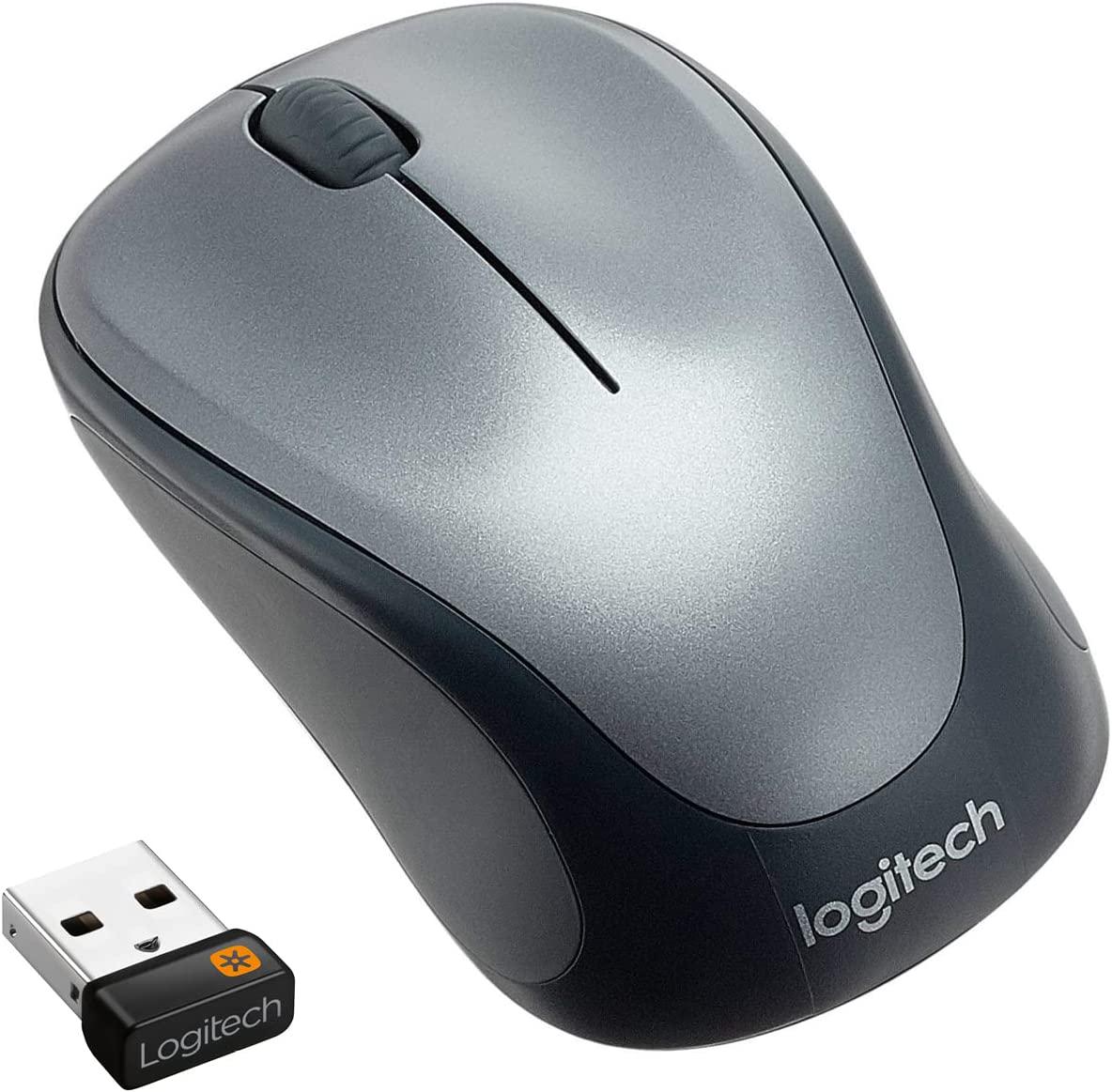 Logitech, Logitech 910-003384 Wireless Mouse M235 With Designed-For-Web Scrolling, Light Silver