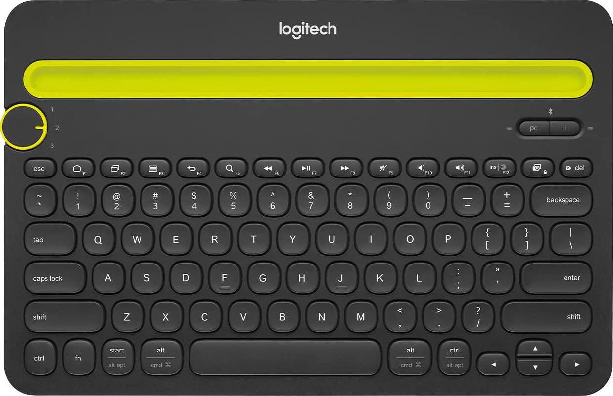 Logitech, Logitech 920-006342 Bluetooth Multi-Device Keyboard K480, Black