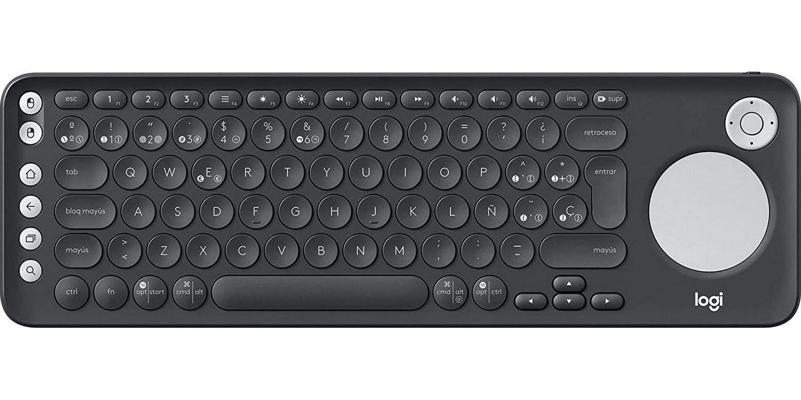 Logitech, Logitech 920-008843 K600 TV - TV Keyboard with integrated touchpad and D-pad