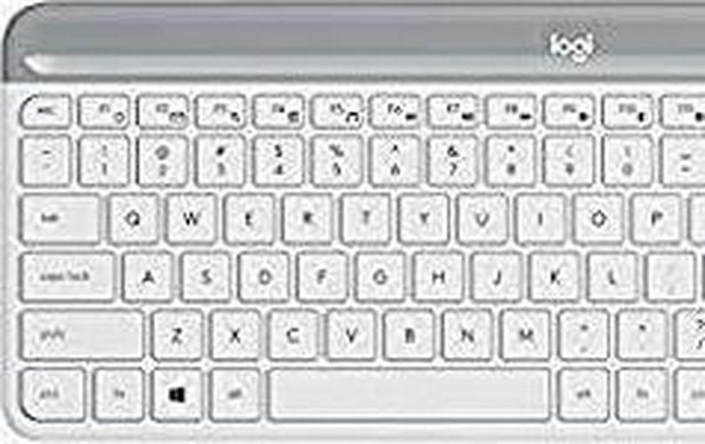 Logitech, Logitech 920-009183 MK470 Slim Wireless Keyboard and Mouse Combo,2.4 GHZ USB Receiver, White