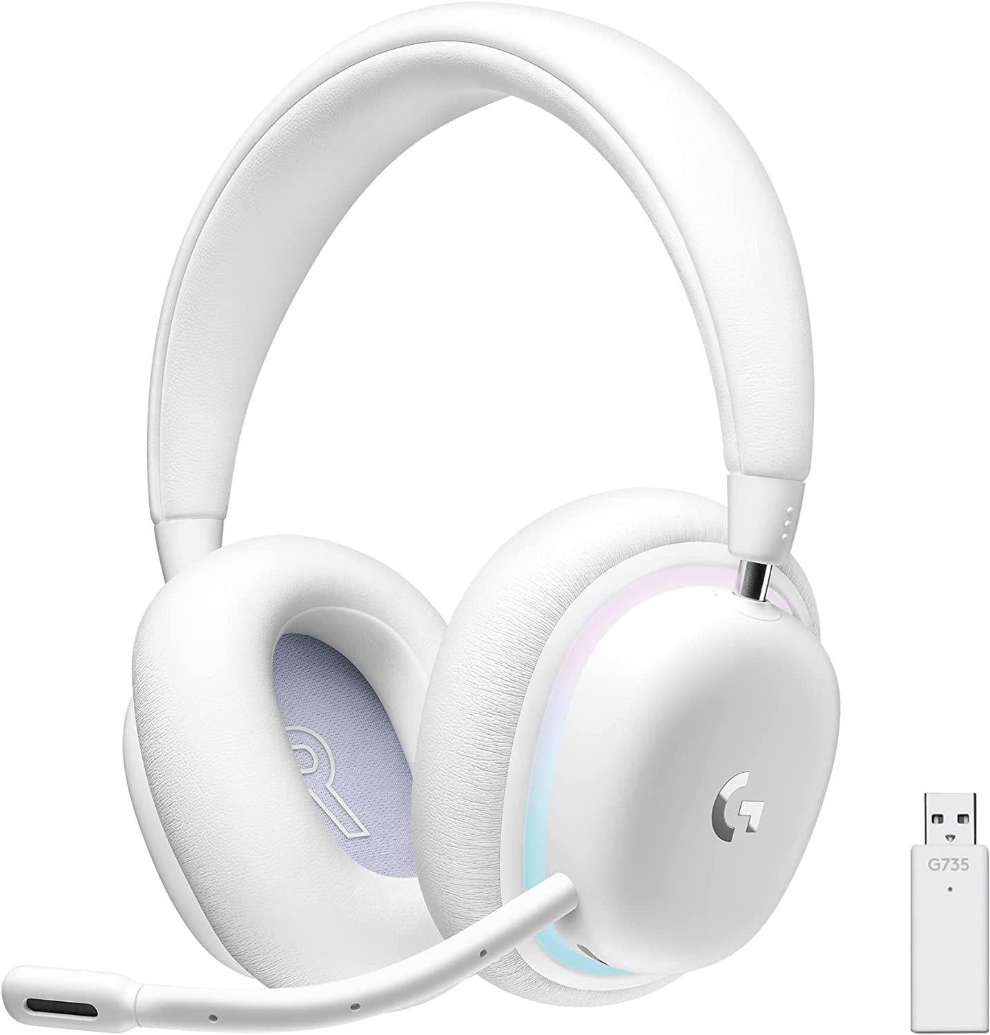 Logitech G, Logitech G735 Wireless Gaming Headset - White