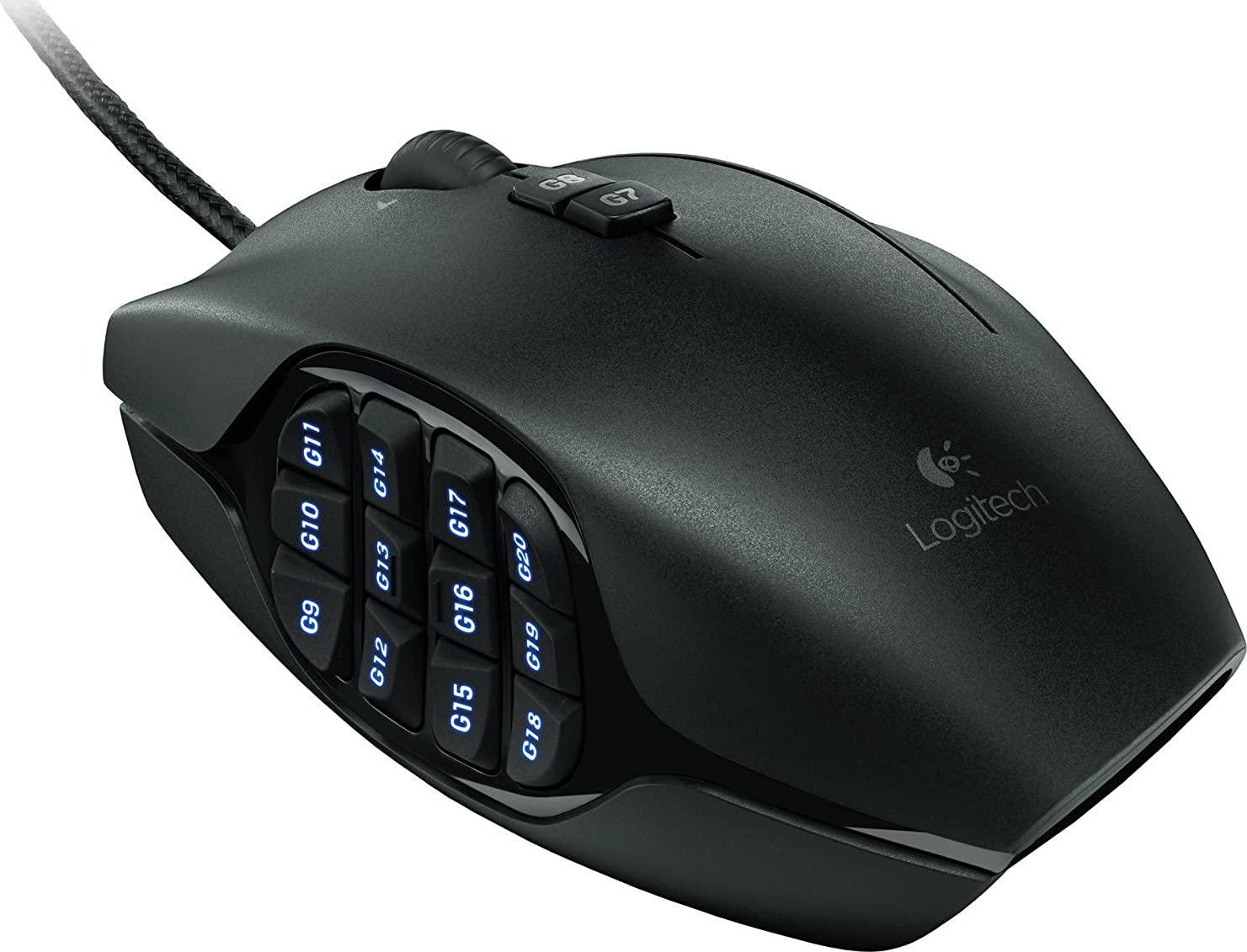 Logitech, Logitech MMO Gaming Mouse G600, Black