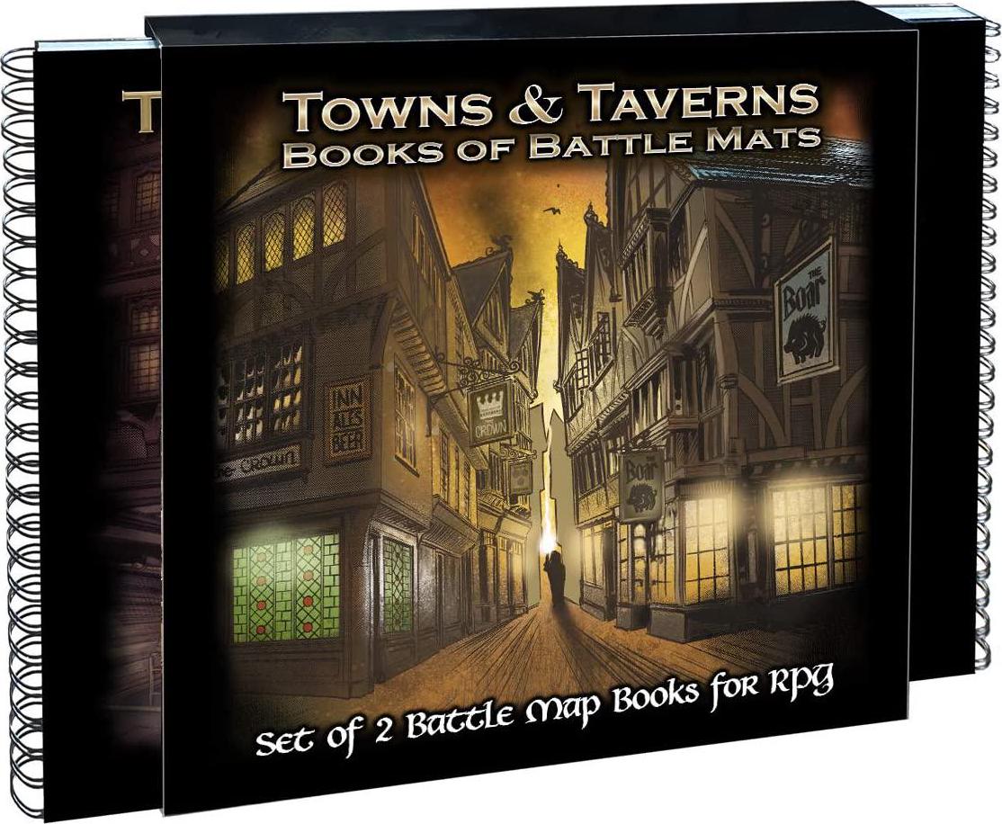 Loke, Loke Towns and Taverns Books of Battle Mats, Various, 016LBM