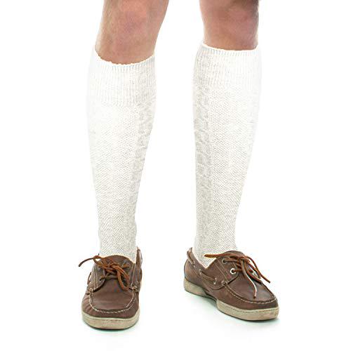 Unbranded, Long Embroidered German Bavarian Socks Lederhosen Socks for Traditional Oktoberfest Outfit Costume Trachten