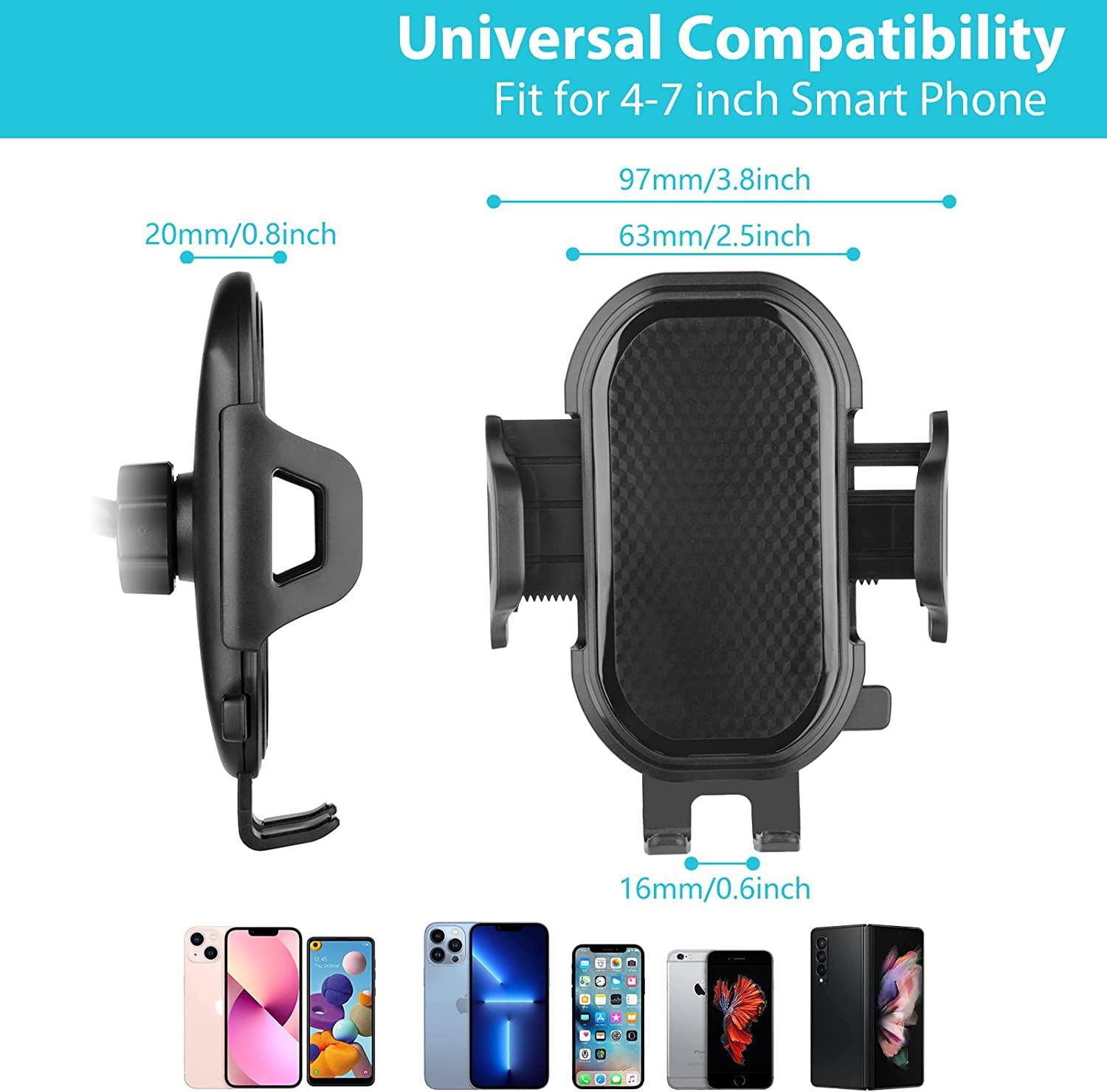 Lopnord, Lopnord Car Phone Holder Mount for iPhone 13 Pro Max Mini 12 11, CD Slot Player Phone Mount Holder Compatible with Samsung Galaxy S21 S20 S10 S9, Universal CD Slot Phone Holder for Cars SUVs Trucks