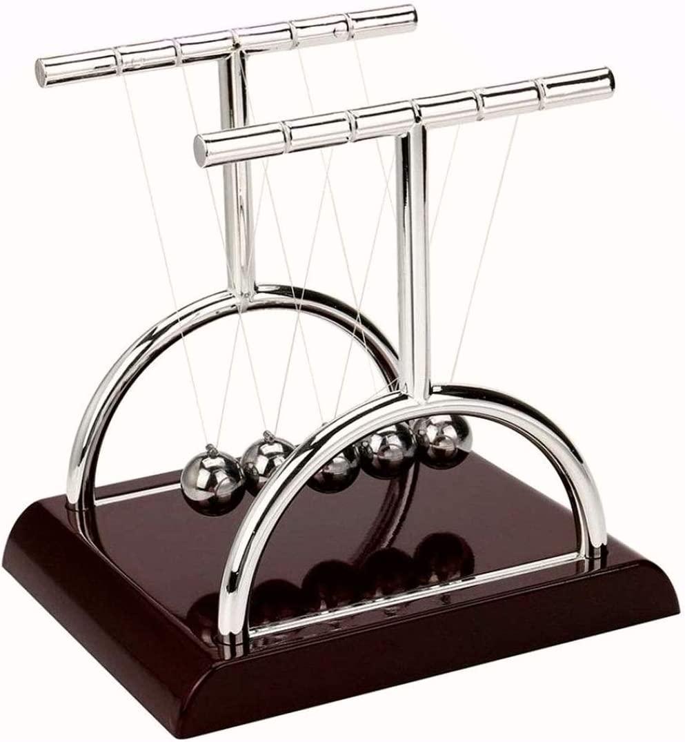 LtytyJ, LtytyJ Newton's Cradle - Demonstrate Newton's Laws with Swinging Balls Physics Science Office Desk Decoration (T-Shape)