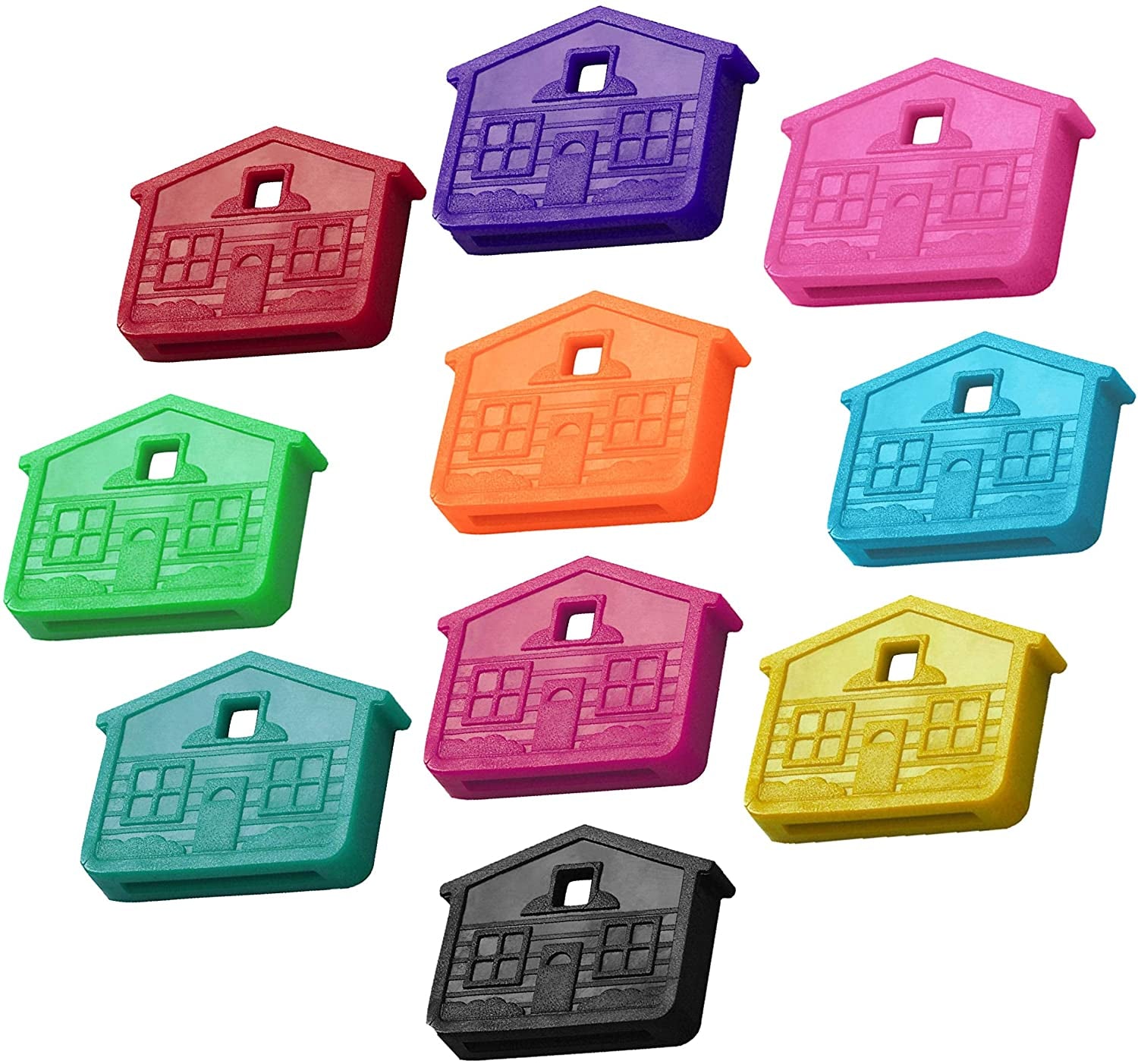 Lucky Line, Lucky Line House Key Cap, Pack of 100 Assorted (16275)