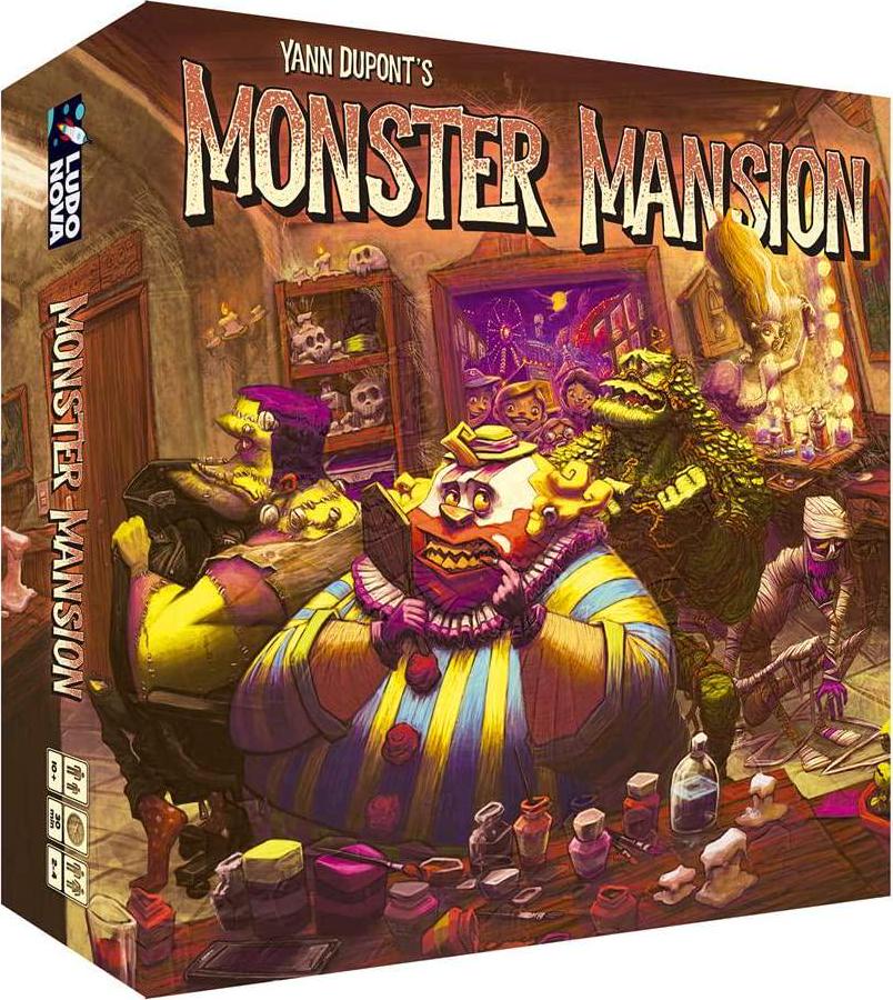 Ludonova, Ludonova Monster Mansion Board Game Various LDNV32
