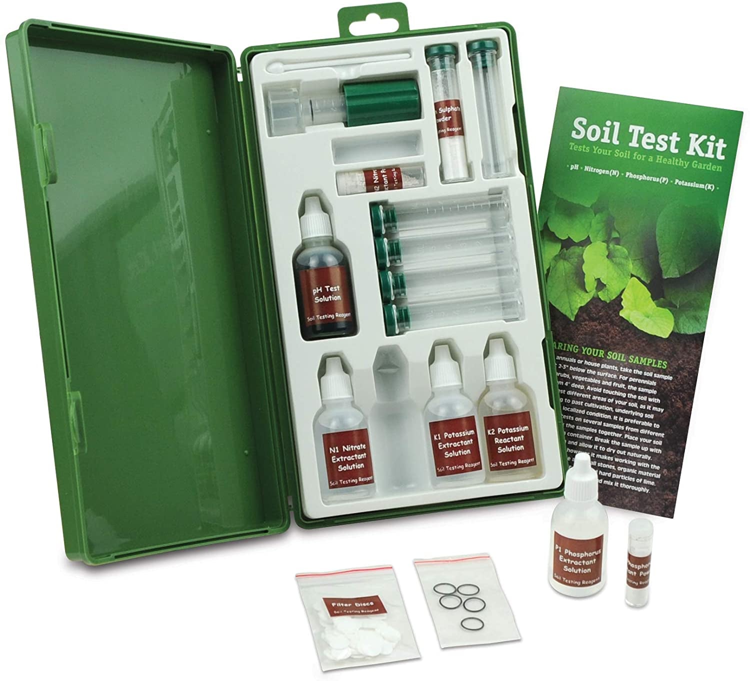 Luster Leaf, Luster Leaf Products 1663 Professional Soil Kit with 80 Tests, Green