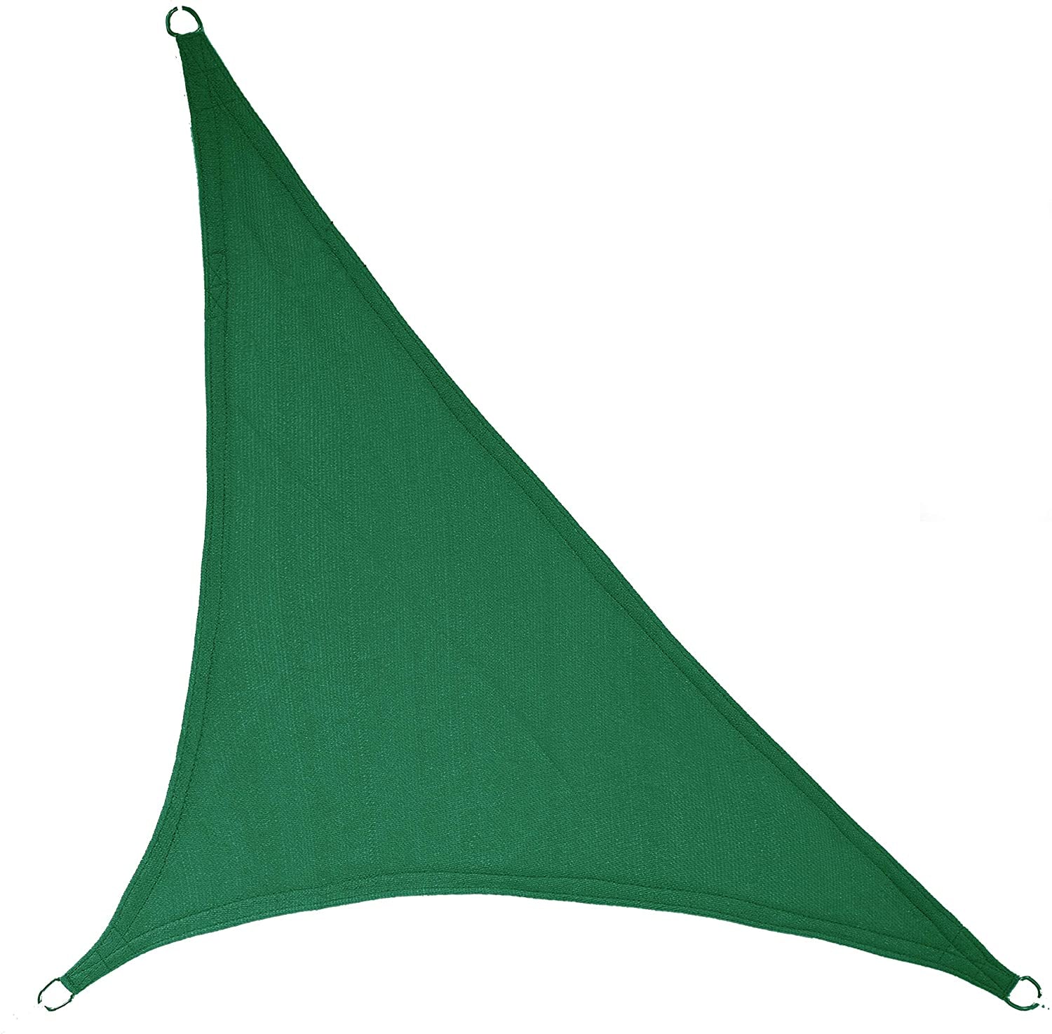 LyShade, Lyshade 12' X 12' X 17' Right Triangle Sun Shade Sail Canopy (Dark Green) - UV Block for Patio and Outdoor