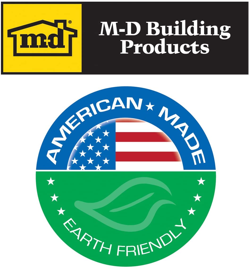 M-D Building Products, M-D Building Products Available 3822 Vinyl Garage Door Top and Sides Seal, 30 Feet, White