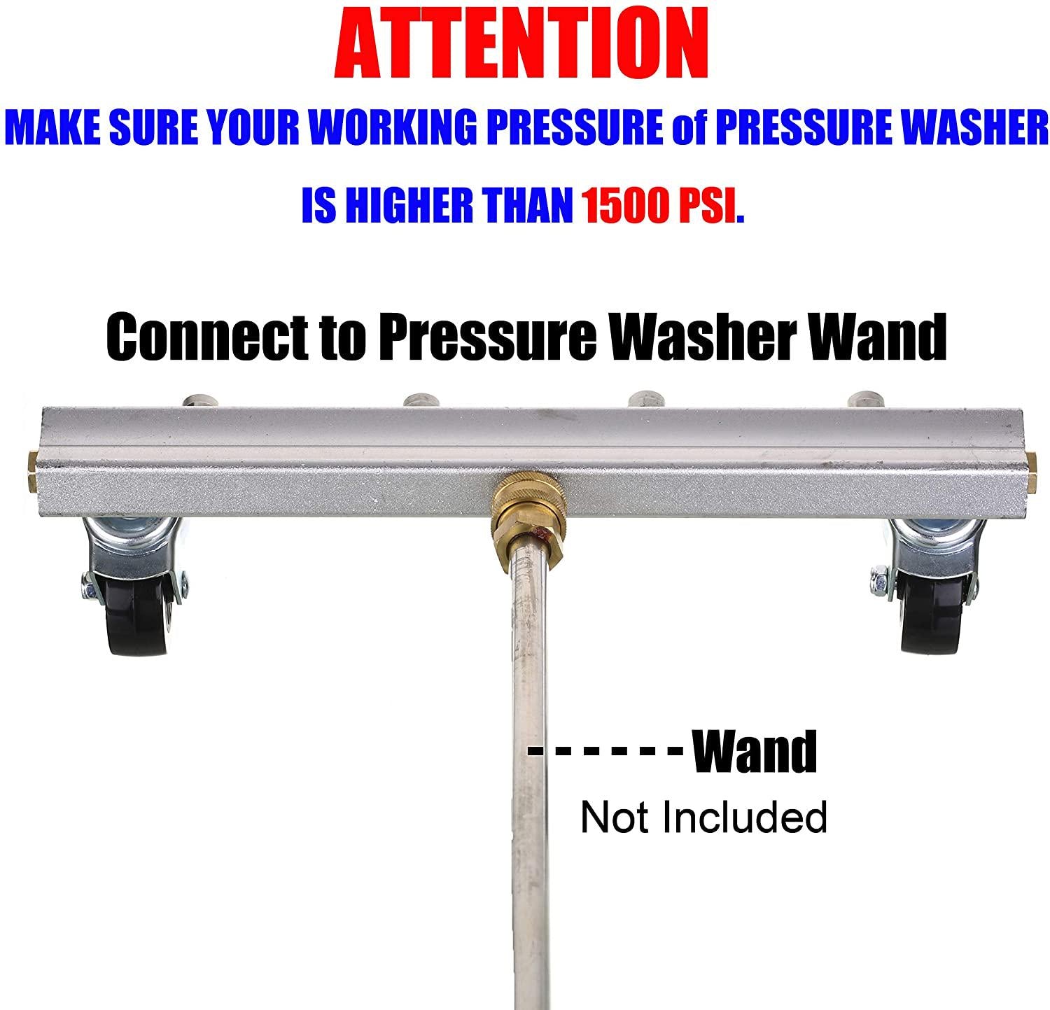 M MINGLE, M MINGLE Pressure Washer Water Broom, 13 Power Washer Cleaner, Sweep Driveway, Sidewalk, Deck, 4000 PSI